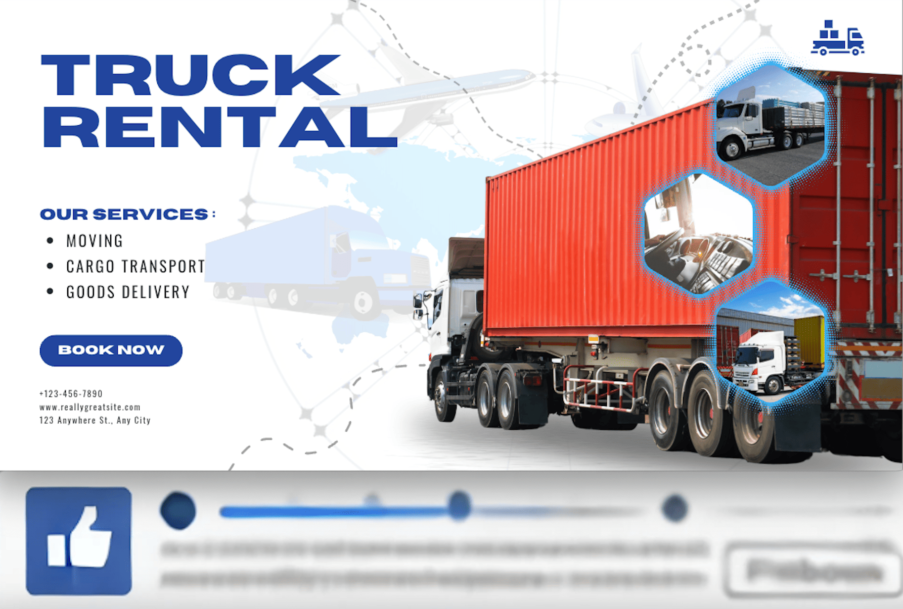 Social Media Ad Management for Truck Rental Company